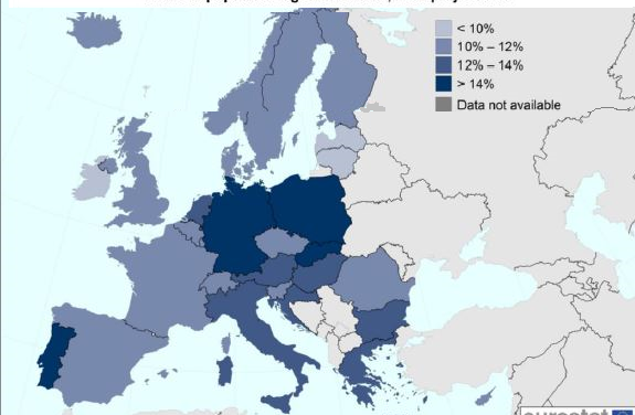 1 de cada 8 personas en la Unión Europea podría tener más de 80 años en 2080